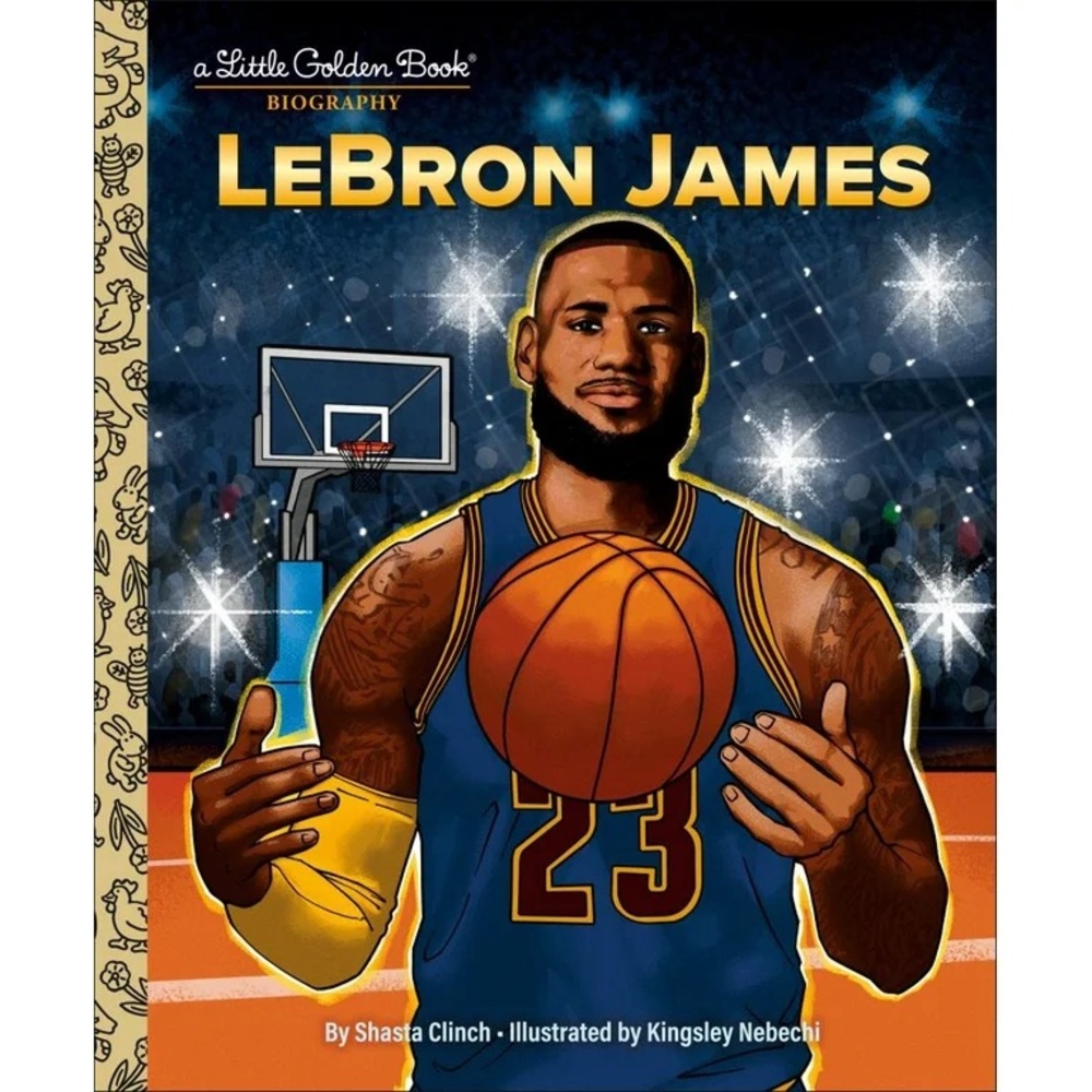 🏀 New A Little Golden Book LeBron James Biography